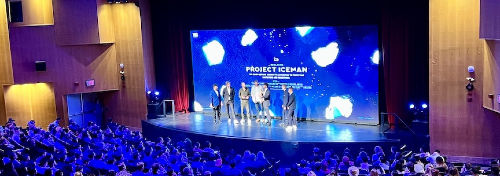 Project Iceman movie premier. Tribeca Performing Arts Center