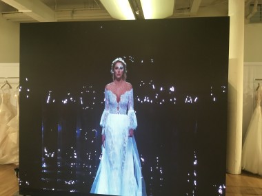 Nicole Milano LED wall for fashion show