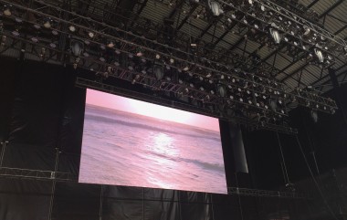 LED Video display at a concert arena