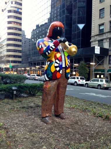 Miles Davis sculpture, Park Avenue NYC - an inspiration
