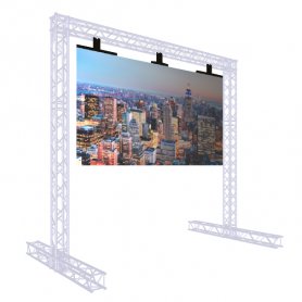 Outdoor movie screen package